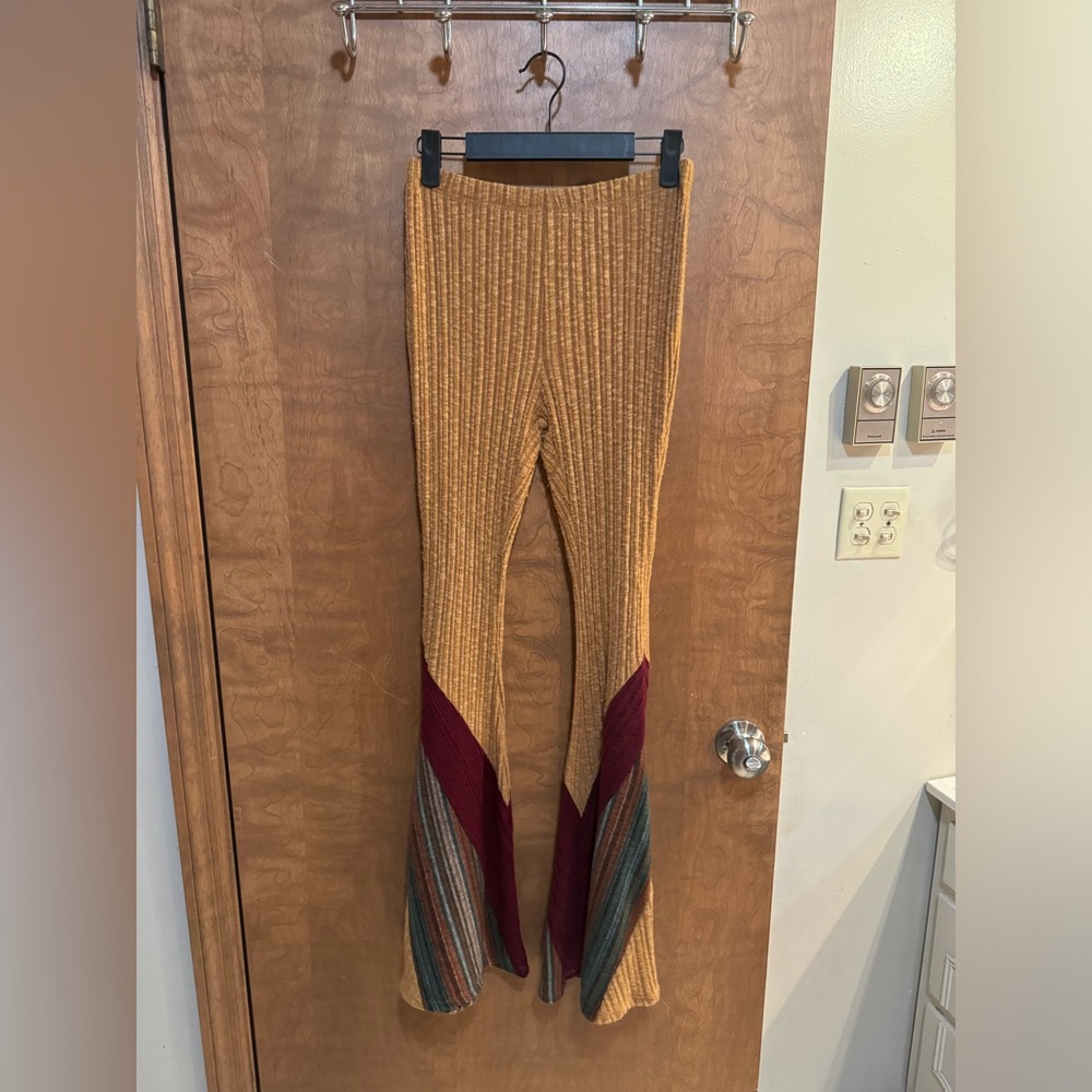 Wide leg flares